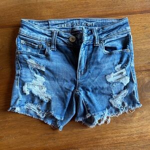 american eagle jean shorts